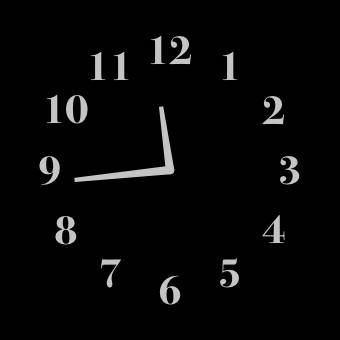 Horloge Idées de widgets[QAJgf1mUaQeVmYpgZn3l]