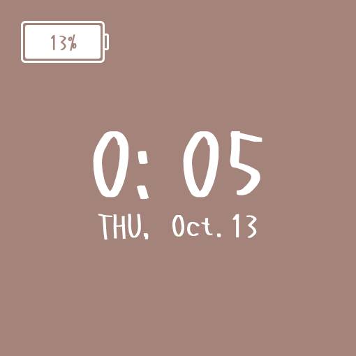 Time Widget ideas[zIgdPqfbXL47rZU9T6b2]