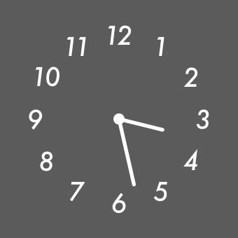 Horloge Idées de widgets[Wbg3LltkjEOONYuMeHLr]