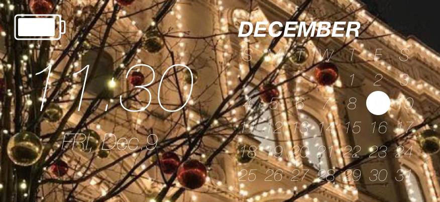 Decemberปฏิทิน แนวคิดวิดเจ็ต[utU8N8ljfAz5tcejSyXr]