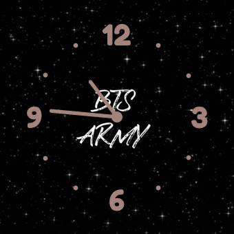 BTS Orologio Idee widget[YGU7DjObux5WRcptjShX]