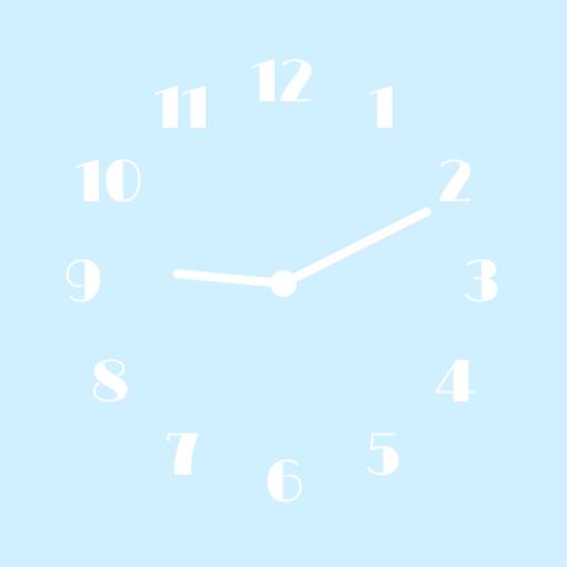 pastel blue widget Reloj Ideas de widgets[LvOrhngG0pE4VurBHofM]