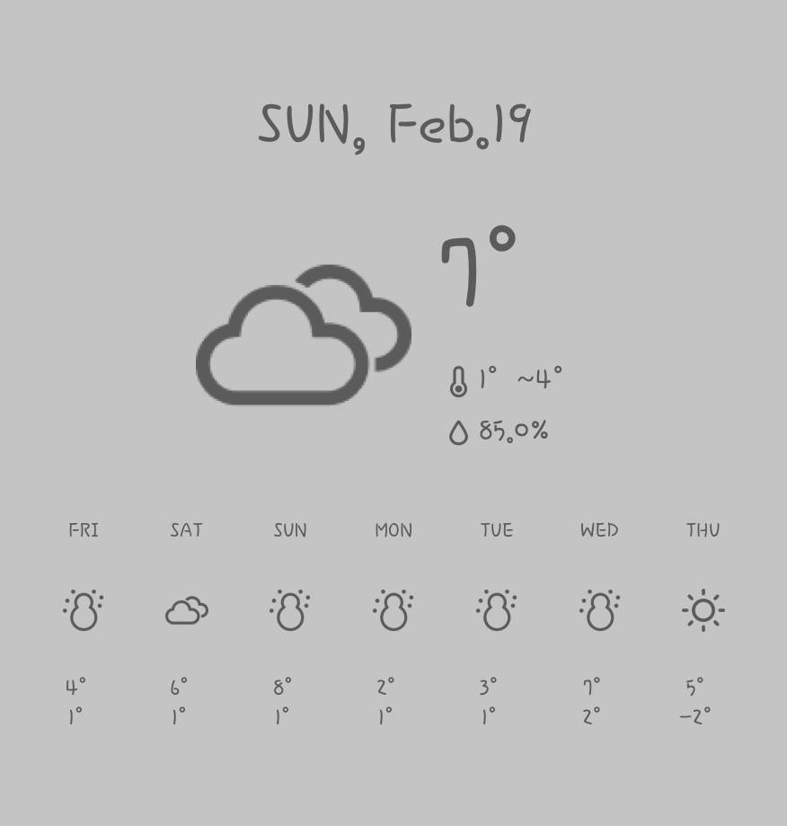 Tiempo Ideas de widgets[D7yUC8LffYg2UnXNNNms]