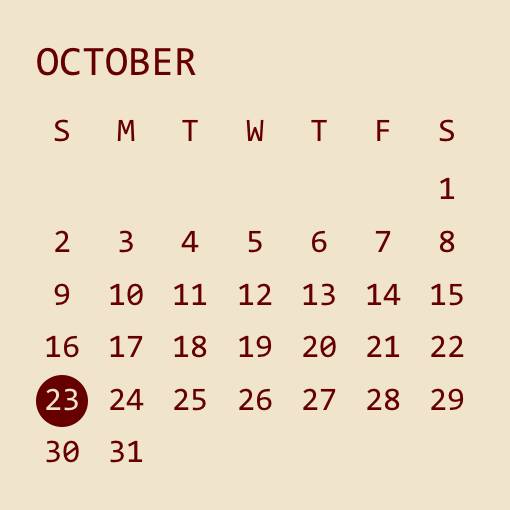 カレンダー Calendar Idei de widgeturi[uATZ0AI4arksDOhzLhdq]