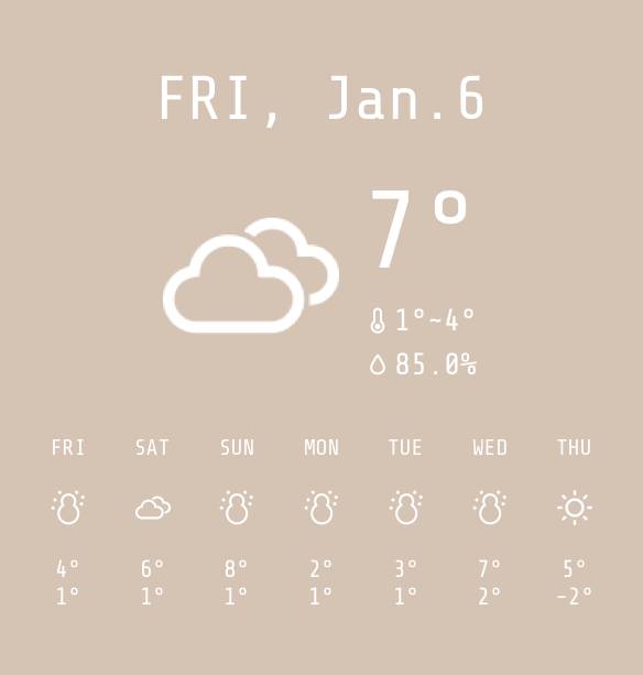 WEATHER Tempo metereologico Idee widget[vaUIGvFLYOjKOrW3Novf]