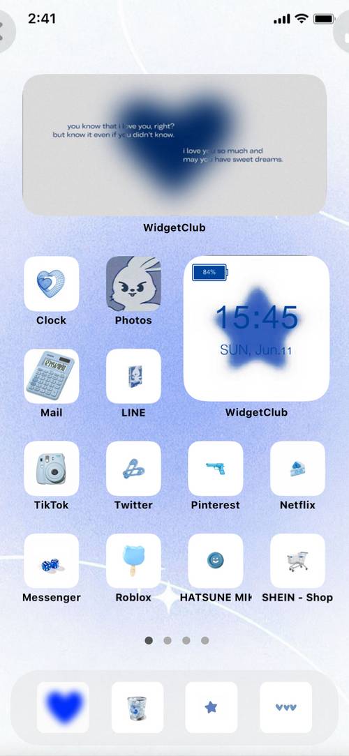 Blue Home Screen ideas[1pTom1ysf7vcunisSPNg]