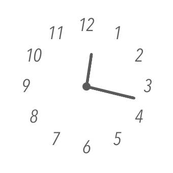 Horloge Idées de widgets[CKwjnBQHRoSqGeAhOTfj]