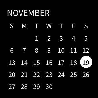 カレンダー Calendario Idee widget[ocBP01TWD3utx906MYhS]