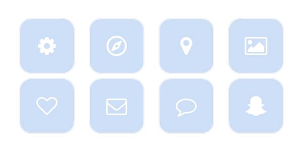 Blue חבילת אייקונים של אפליקציה[tdJvH8YmYErvtqcugJE0]