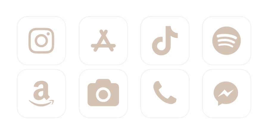 beige basics App Icon Pack[4kYRtBaGjV4Kk46C1iMe]