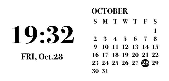 clock&calendar widget黒Calendario Idee widget[fjh5DCHKgEviCZVI3iBa]