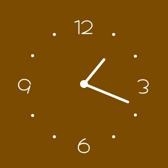 🍫 Clock Widget ideas[Z1q9IKCoK9bYfSLpyXn5]