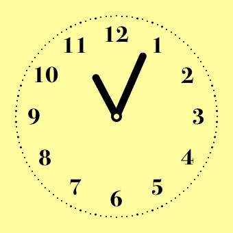 元気な時計Horloge Idées de widgets[EH0DCBaTi0tSOWufm8q2]