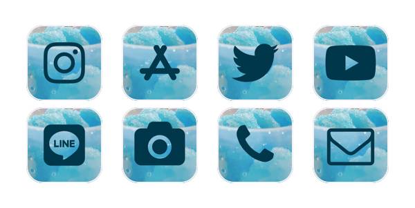 かき氷App Icon Pack[LKabrD4BUEEAlhID93J1]