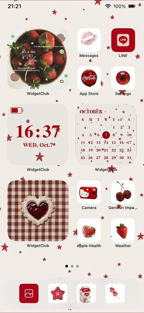 Whimsical fruity red Home Screen ideas[6REcS6yYbGuE2PvzzzHT]