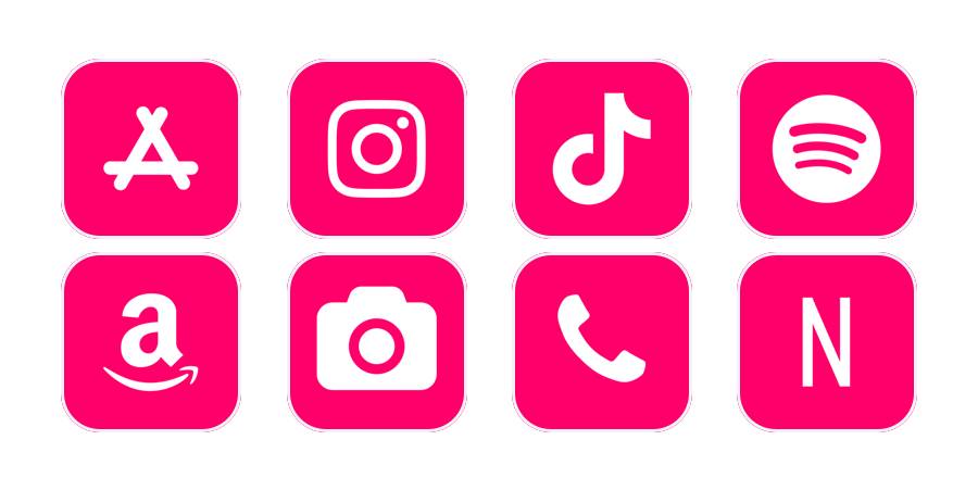 hot pink App Icon Pack[oiNdesEao9VludGy2p9d]