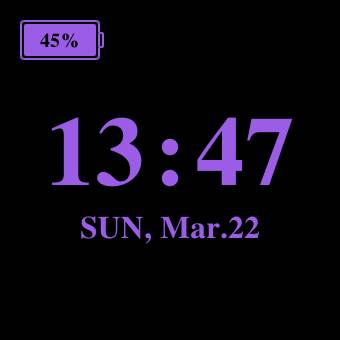 Time Widget ideas[7JBn0SM4CG4tW9mc8fd5]