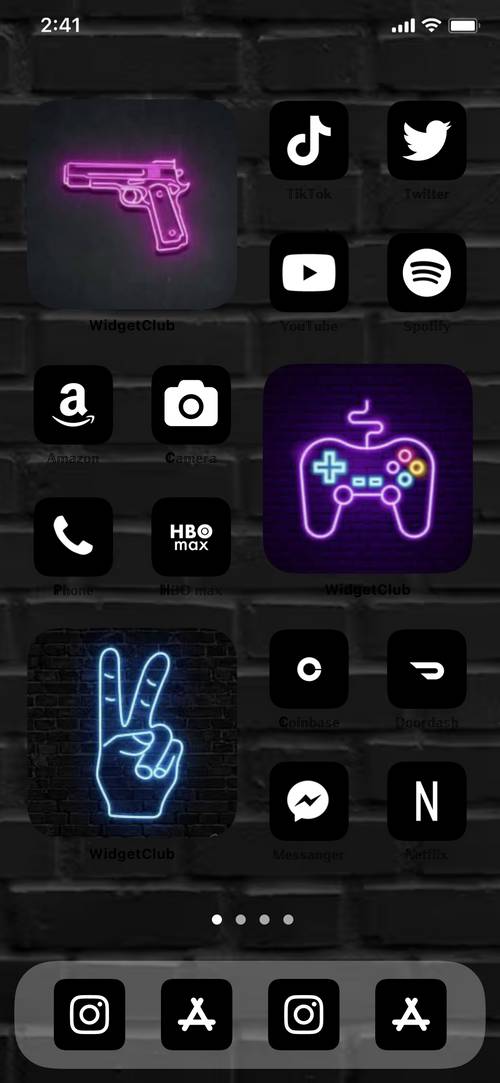 black with neon Idea Skrin Utama[nsaC8NWDEWjsWfPDzL44]