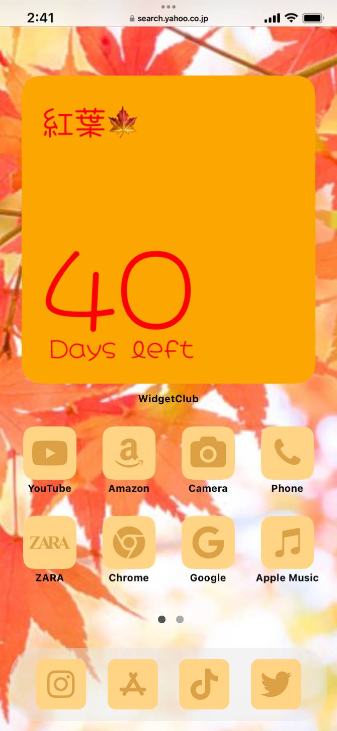 秋Home Screen ideas[Ys2Uu7oSgUj0XGWrtvjx]