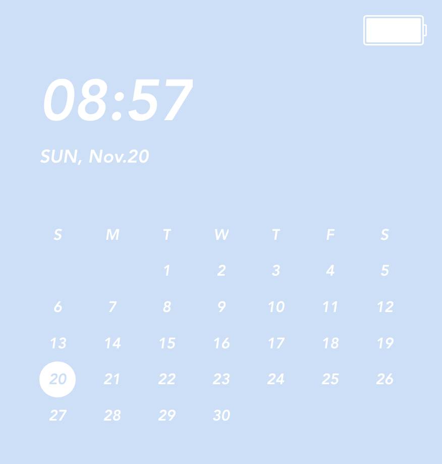 Calendario Ideas de widgets[3zkZodHPbJG5A04TGOnu]