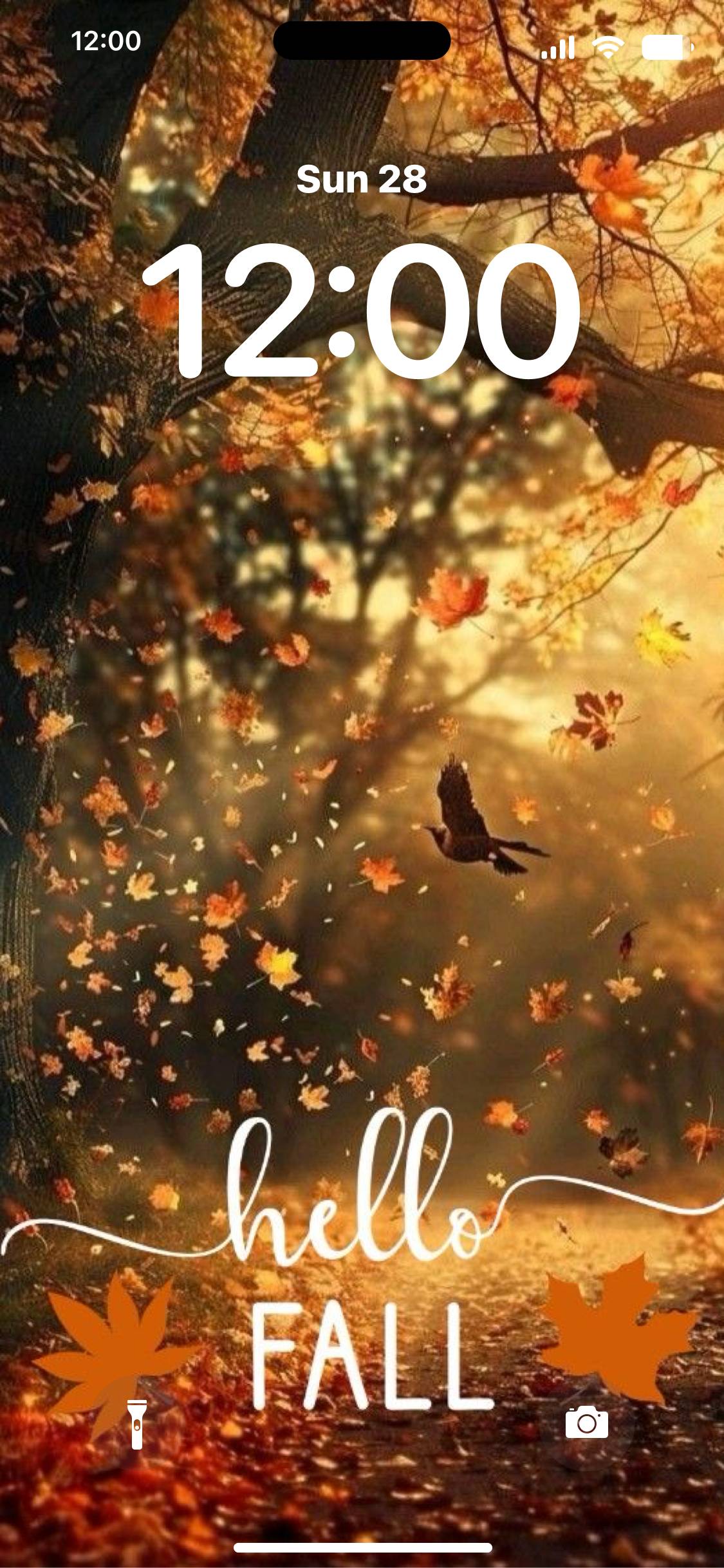 autumn lock screen theme [Nl9yAcMgA3KDelB3zHNR] by sophia | WidgetClub