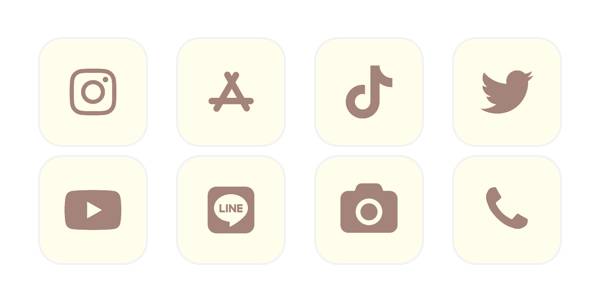 brown icon Rakenduse ikoonipakett[A94UH5evGkRMv3mr7ZLy]