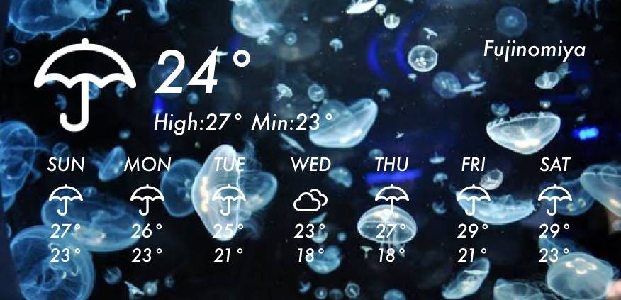 WEATHERสภาพอากาศ แนวคิดวิดเจ็ต[UVbkqx80Dayt0YL15HmM]