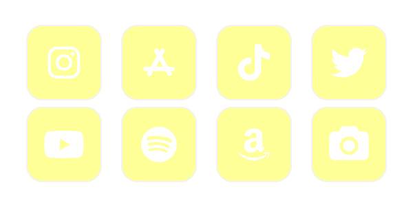 yellow 💛🫶 App Icon Pack[Qu6QcsoIvesEr68YpY34]