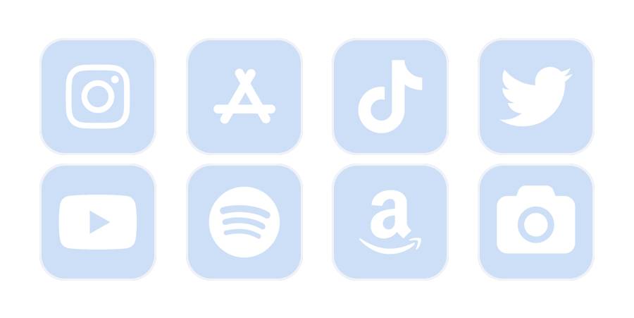 Baby Blue App Icon Pack[sPeIErWrjvbgtTBgz5RS]