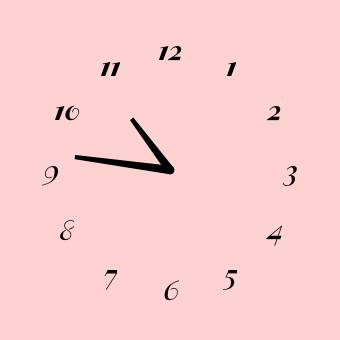 Horloge Idées de widgets[YAxshUB2ZMKIuwYix15j]