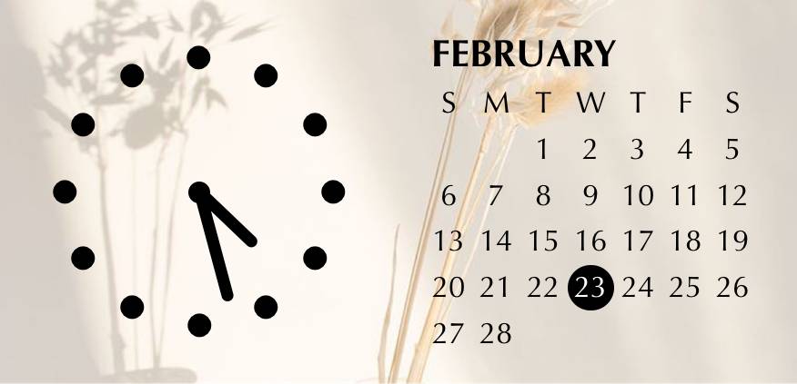 calendar Clock Widget ideas[nIvIV9hruGKAZnY99kH7]