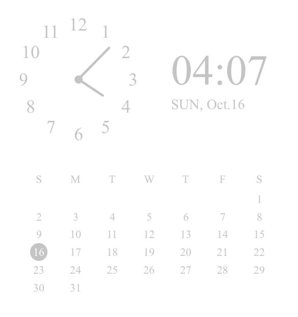 Horloge Idées de widgets[RLj6LLTpktxrgGXQyTDX]