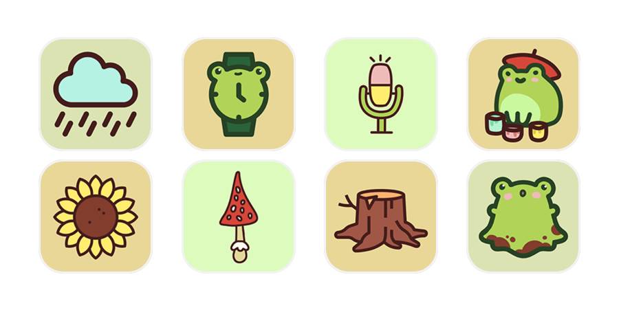 My Froggy Cottage Core App Icon Pack[g9g6rE4dbmF5Zua8k0Ae]