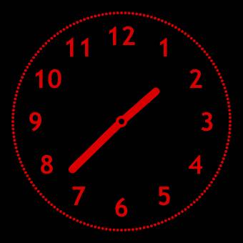 Red Neon Uhr Widget-Ideen[5OSbI6vB08btcO1qEb7B]