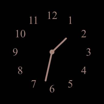 Dark Elegance Clock Widget ideas[kYlv2b4O4Q4nBz8ies6D]