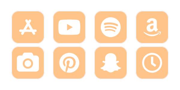 orange !!App Icon Pack[MTX4kBLiFO6SZjFTRtpP]