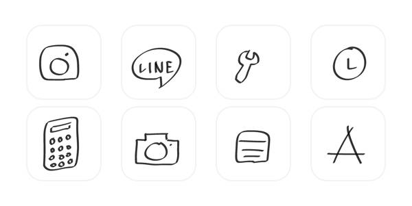 手描き App Icon Pack