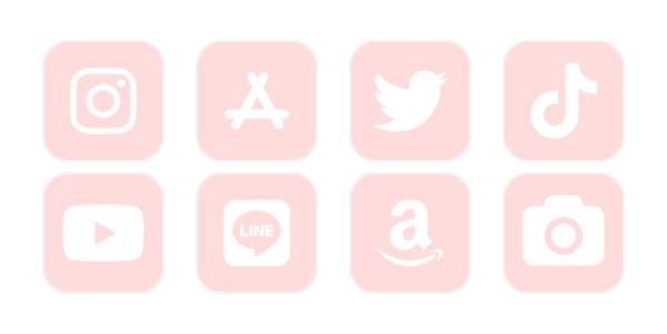 ピンクのアイコン حزمة أيقونة التطبيق[9ffdq5eR99v8vERzmNZk]