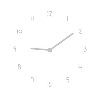 時計 Horloge Idées de widgets[LbGiz24J347DAX0LyK5e]