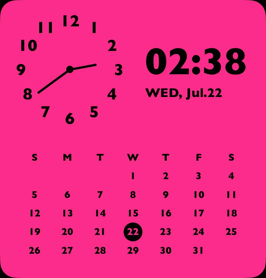 Pretty Clock Widget ideas[yNS7SJZmOELQcW06HKg5]