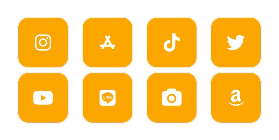 Orange App Icon Pack