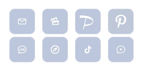 Light blue App Icon Pack[Ucj6hUPZcjQj8E6bUf8u]