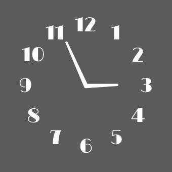 clock Reloj Ideas de widgets[LJ0zCwshTTjeKtyllg7K]