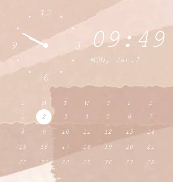 calendar Clock Widget ideas[YB1IAM3WzEZ6mVZTei6s]