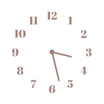 brown widget 1 시계 위젯 아이디어[Zs3YoYPHgPYb919FA4l3]