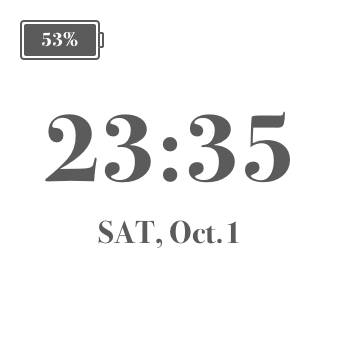 Time Widget ideas[G6GmL4VjRubmeC1BzJH3]