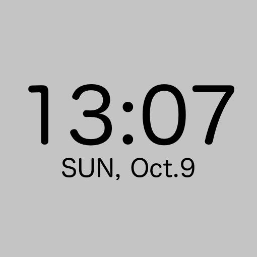時計 Time Widget ideas[YfOm1SIiiRKKY4mSI8g9]