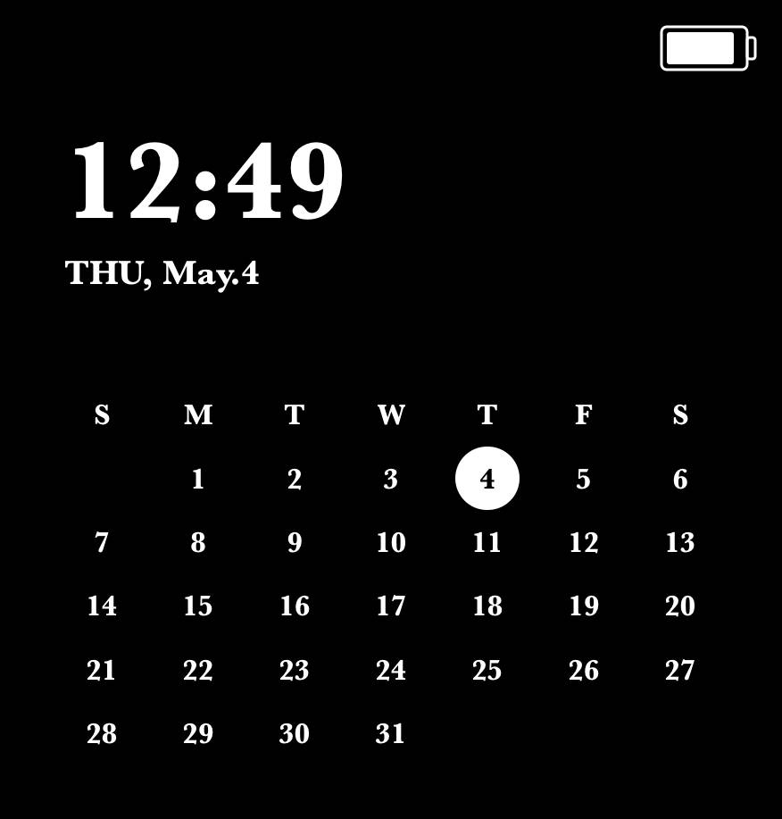 Kalender Widget ideer[1cuMpKG1sd7CabyiC093]