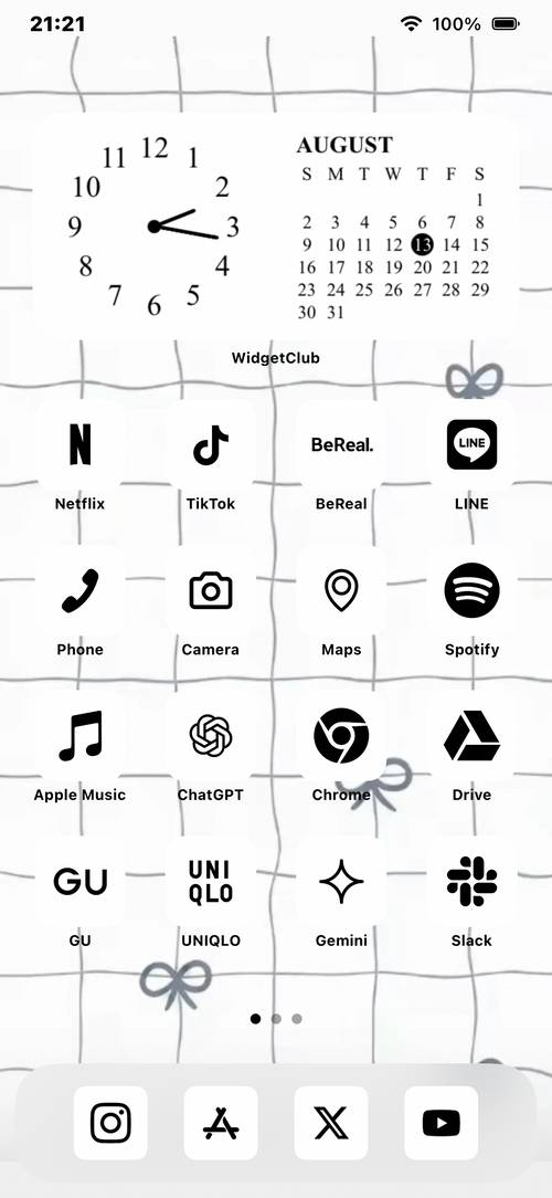 モノクロ Home Screen ideas[rYb4i4u02cd9LadxKPPa]