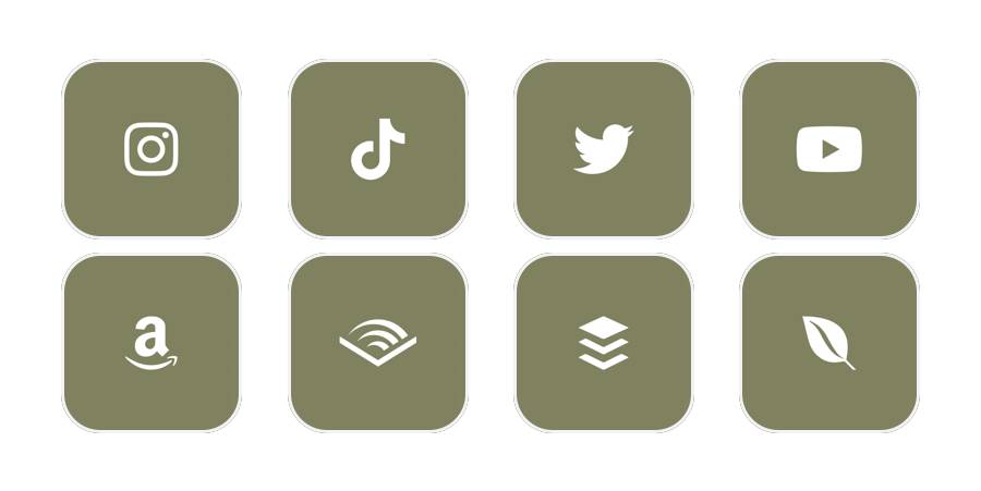 Sage green Pacchetto icone app[abnMhZEiIfeGASjtW6ps]
